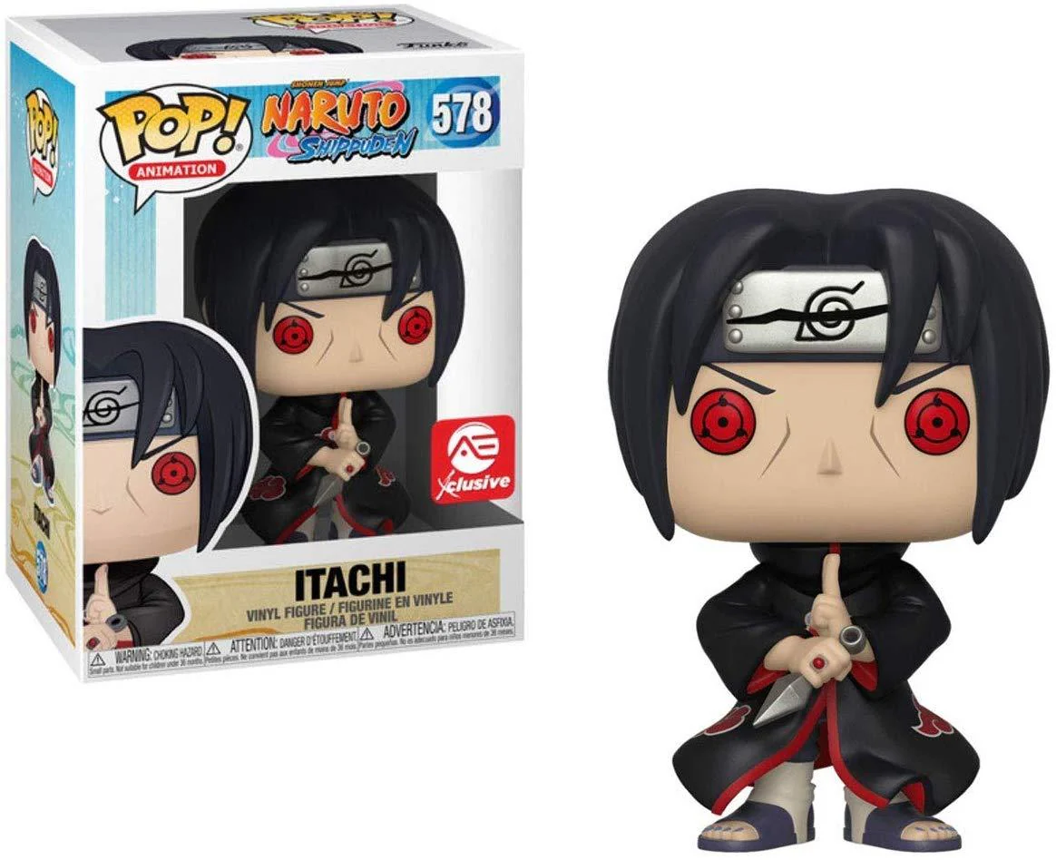 Funko Pop! Animation: Naruto Shippuden - Itachi Uchiha **AE Exclusive Sticker** #578 - Image 3