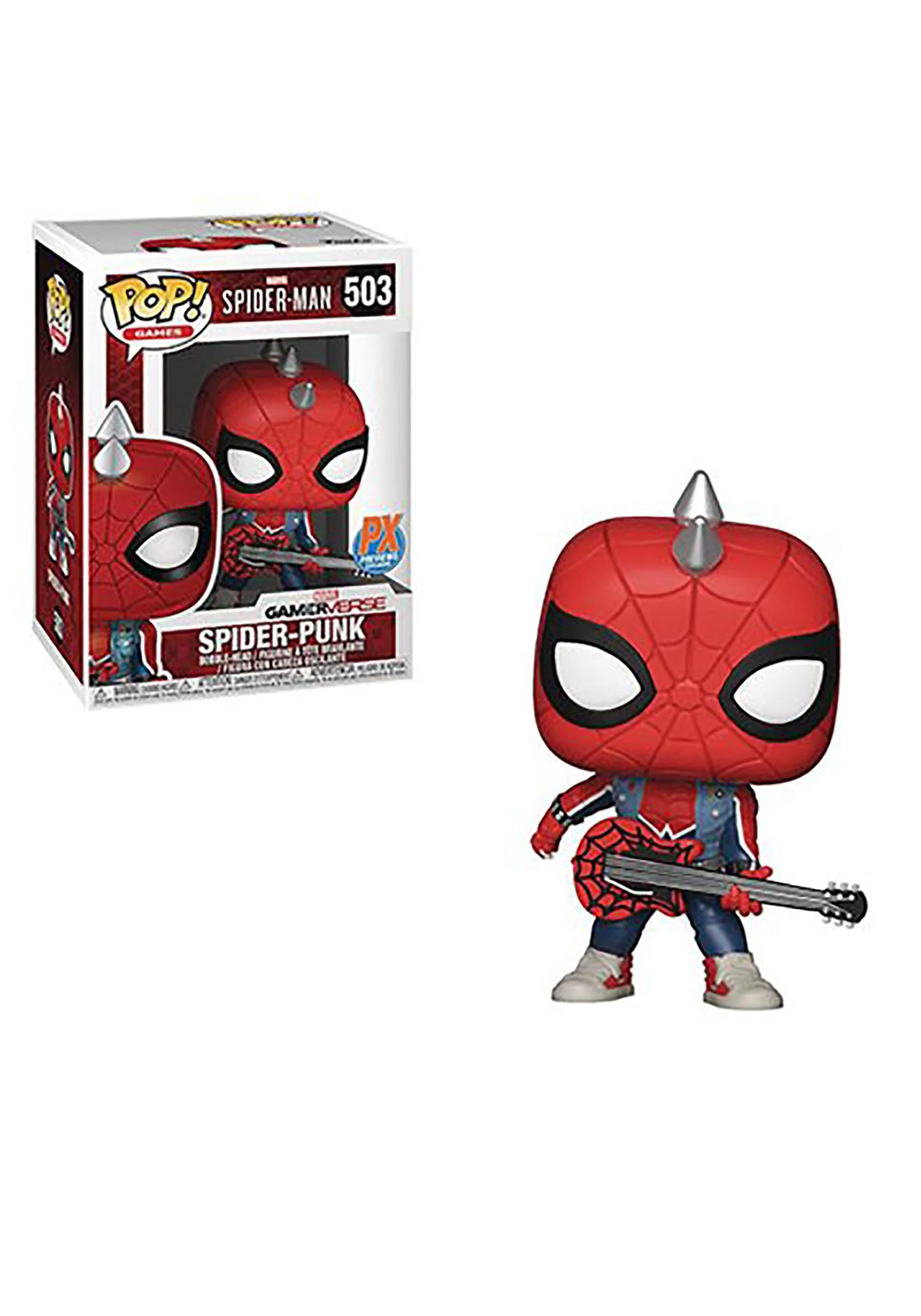 Funko Pop! Games: Spider-man — Spider-punk (Previews Exclusive) #503 - Image 3